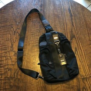 TUMI Alpha Bravo Monterey Sling Backpack in Hickor